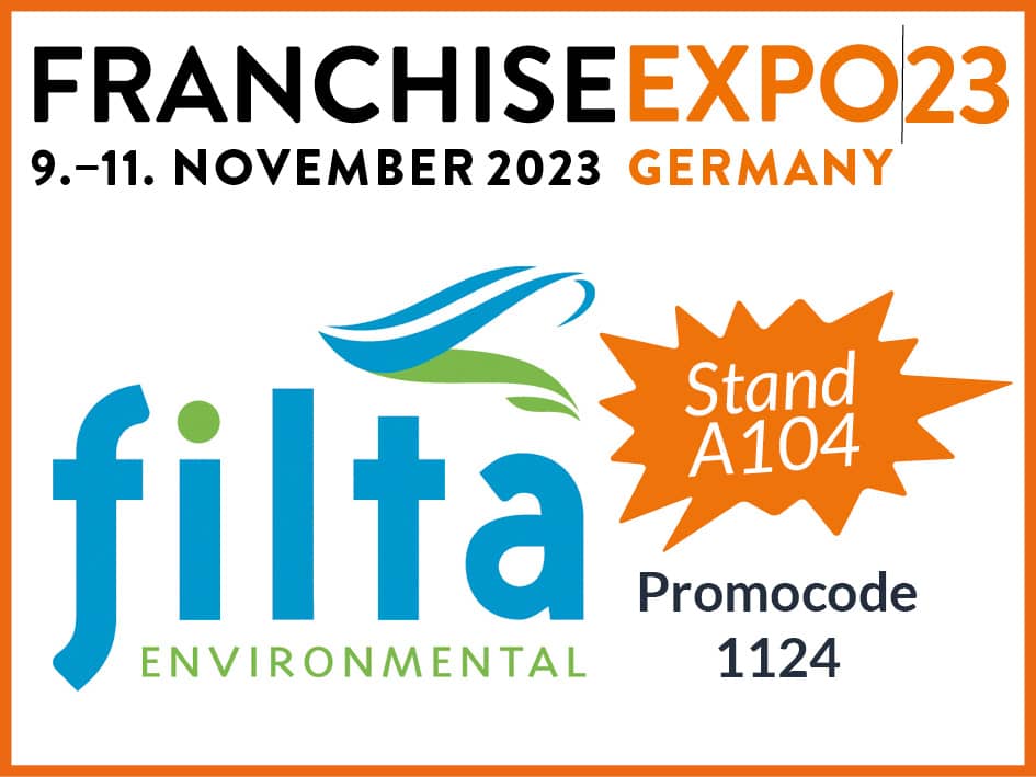 Besuchen Sie Filta auf der Franchiseexpo in Frankfurt!